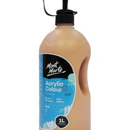 Mont Marte Acrylic Colour Paint 1 Litre - Gold-image-18