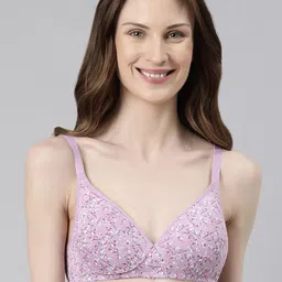 Enamor Floral Bra Medium Coverage Lightly Padded-43