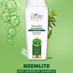ZORDAN Set Of 2 Neemlite Anti Dandruff Shampoo- 200 ml Each-50