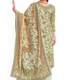 DRAVINAM Trends Ethnic Motifs Printed Unstitched Dress Material-image-78