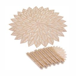Star Weaves Set Of 6 Round Table Placemats-44