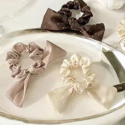 Blubby Unisex Set Of 4 Embellished Ponytail Holders image 2
