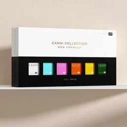 CANNI Set Of 6 UV Soak Off Hema Free Gel Nail Polish 9ml Each-image-17