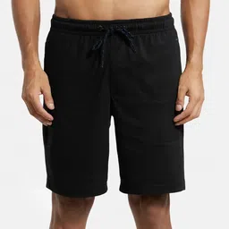 Jockey Combed Cotton Straight Fit Shorts with Side Pockets-AM12-image-29