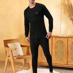 Lux Cottswool Black Thermal Clothing Set-picture-13