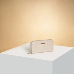 Forever Glam by Pantaloons Beige Embroidered Zip Around Wallet-78