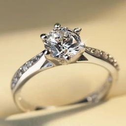 Peora American Diamond Studded Silver-Plated Finger Ring-18