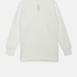 Dollar Unisex Off White Solid Full Sleeves Thermal Top-image-35