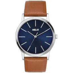 Helix By Timex Men Blue Round Dial Analog Watch - TW054HG02-8