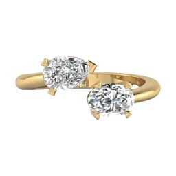 SHINE ETERNAL Lab Grown 18k (750) Yellow Gold Rings for Women-image-18