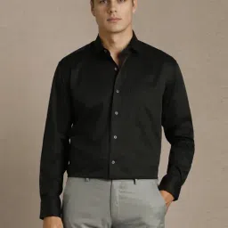 Louis Philippe Black Regular Fit Shirt-picture-3