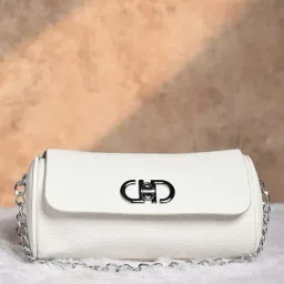 Rocia White Shoulder Handbag-image-41