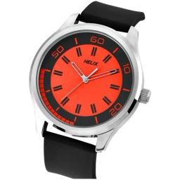 Helix By Timex Men Orange Round Dial Analog Watch - TW043HG20 image 2