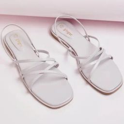 Ginger by Lifestyle Women's Purple Cross Strap Sandals-image-10