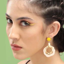 Sohi Gold Plated Party Designer Drop Earrings image 2