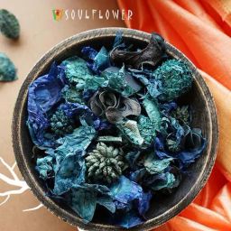 Soulflower Navy Natural Herbs Potpourri (Walk In The Wood) - Set of 1-image-39