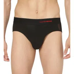 UnderJeans by Spykar Black Regular Fit Briefs-image-66