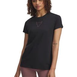 Under Armour Black Regular Fit Sports T-Shirt-picture-2