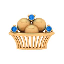 P.C. Chandra Jewellers 14k Yellow Gold Unique Design Pendant-image-69