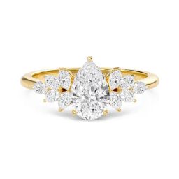 SHINE ETERNAL Lab Grown 18k (750) Yellow Gold Rings for Women-image-16
