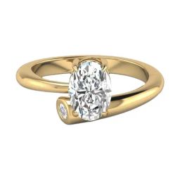 SHINE ETERNAL Lab Grown 18k (750) Yellow Gold Rings for Women-image-22