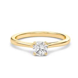 SHINE ETERNAL Lab Grown 14k (585) Yellow Gold Rings for Women-image-19