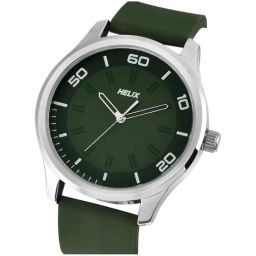 Helix By Timex Men Green Round Dial Analog Watch - TW043HG24 image 2
