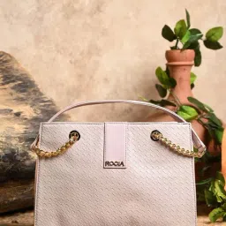 Rocia Pink Shoulder Handbag-image-76