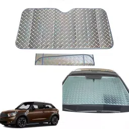 Auto Pearl F157 Dashboard Sun Shade Cover with Suction Cup for Mini Paceman (Grey)-picture-35