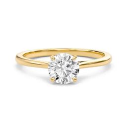 SHINE ETERNAL Lab Grown 14k (585) Yellow Gold Rings for Women-image-25
