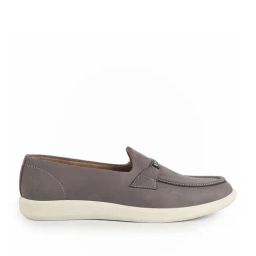 Fausto Men's Grey Casual Loafers-image-92