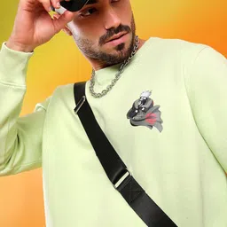 WROGN Men Graphic Printed Sweatshirt-picture-2