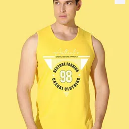 WOOSTRO 2-Pc Printed Odour-Free Cotton Innerwear Vests VWS26(98 WHITE)(98 YELLOW)-image-65