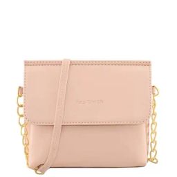 Fastrack Powder Pink Solid Small Sling Handbag for Women-image-31