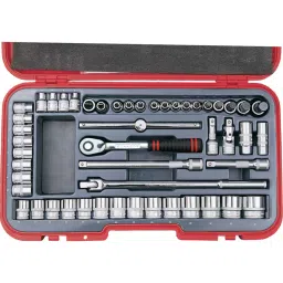 Kennedy-Pro 12.7 mm (1/2 Inch) Square Drive Metric Socket (Set of 50 Piece)-3