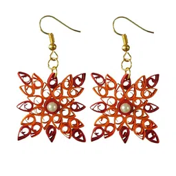 Designers Collection Women Orange Earrings-picture-45