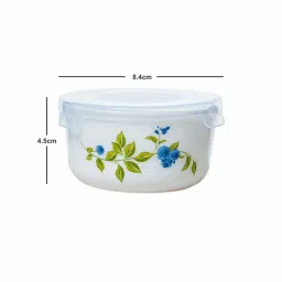 Cello White Opalware Storage Containers With Lid (140ml) - Set of 6 image 3