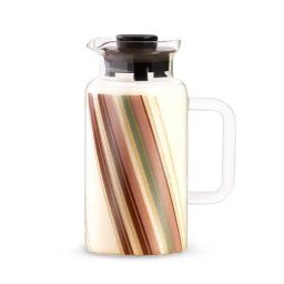 Borosil Prism Transparent Borosilicate Glass Jug with Lid (1000 ML)-2