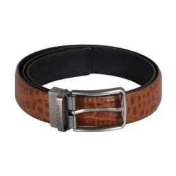 Hidesign Black & Tan Leather Reversible Belt-image-75