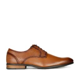Bata Men's Tan Derby Shoes-image-92