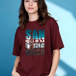 SMARTEES Women Graphic Printed Round Neck Cotton Oversized T-shirt-image-40