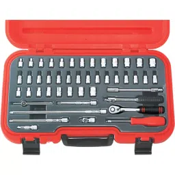 Kennedy-Pro 6.35 mm (1/4 inch) Square Drive MM/AF Socket (Set of 46 Piece)-21