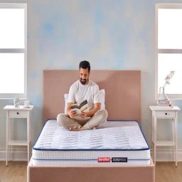 Duroflex White Doctor 5 Zone Dual Density Orthopedic Coir 7 Inch Queen Size Mattress - 78X60X7 Inch-19