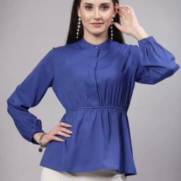 Style Quotient Blue Regular Fit Top-image-61