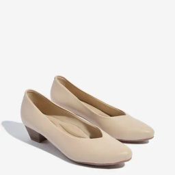 LUNA BLU by Westside Beige Solid Pumps Shoes-picture-43