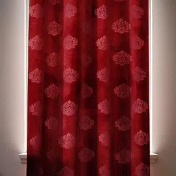 IVAZA Unisex Maroon Curtains and Sheers-image-31