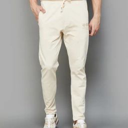 SmileyWorld Beige Regular Fit Trackpants-image-100
