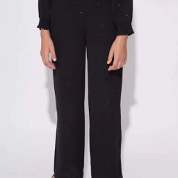 VERO MODA GIRL Kids Black Solid Pants-image-96