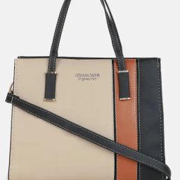 HauteSauce Multicolor Medium Handheld Handbag-image-7