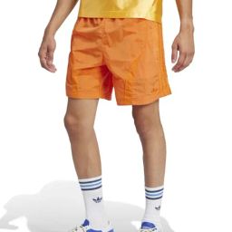 Adidas Originals Orange Regular Fit Sports Shorts-image-5